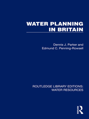 cover image of Water Planning in Britain